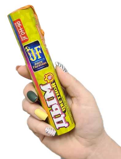 Картинка - Дым Цветной Джокер 90 сек Желтый от Большого Праздника. Салюты фейерверки.