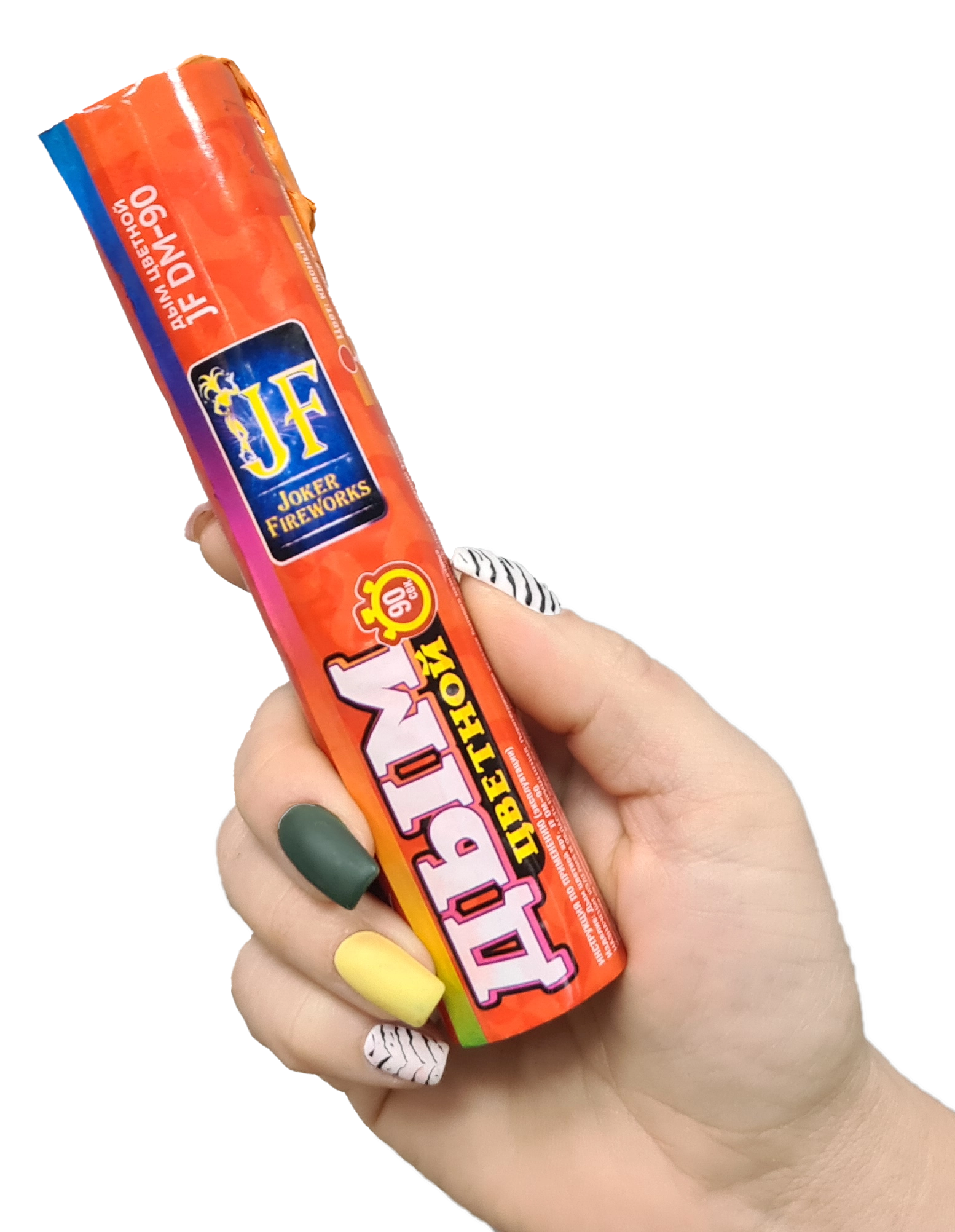 Картинка - Дым Цветной Джокер 90 сек Красный от Большого Праздника. Салюты фейерверки.