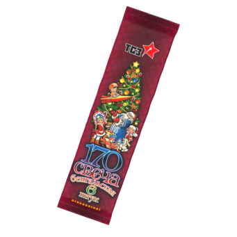 Картинка - Свеча бенгальская 170 Спектр (разноцветная) от Большого Праздника. Салюты фейерверки.