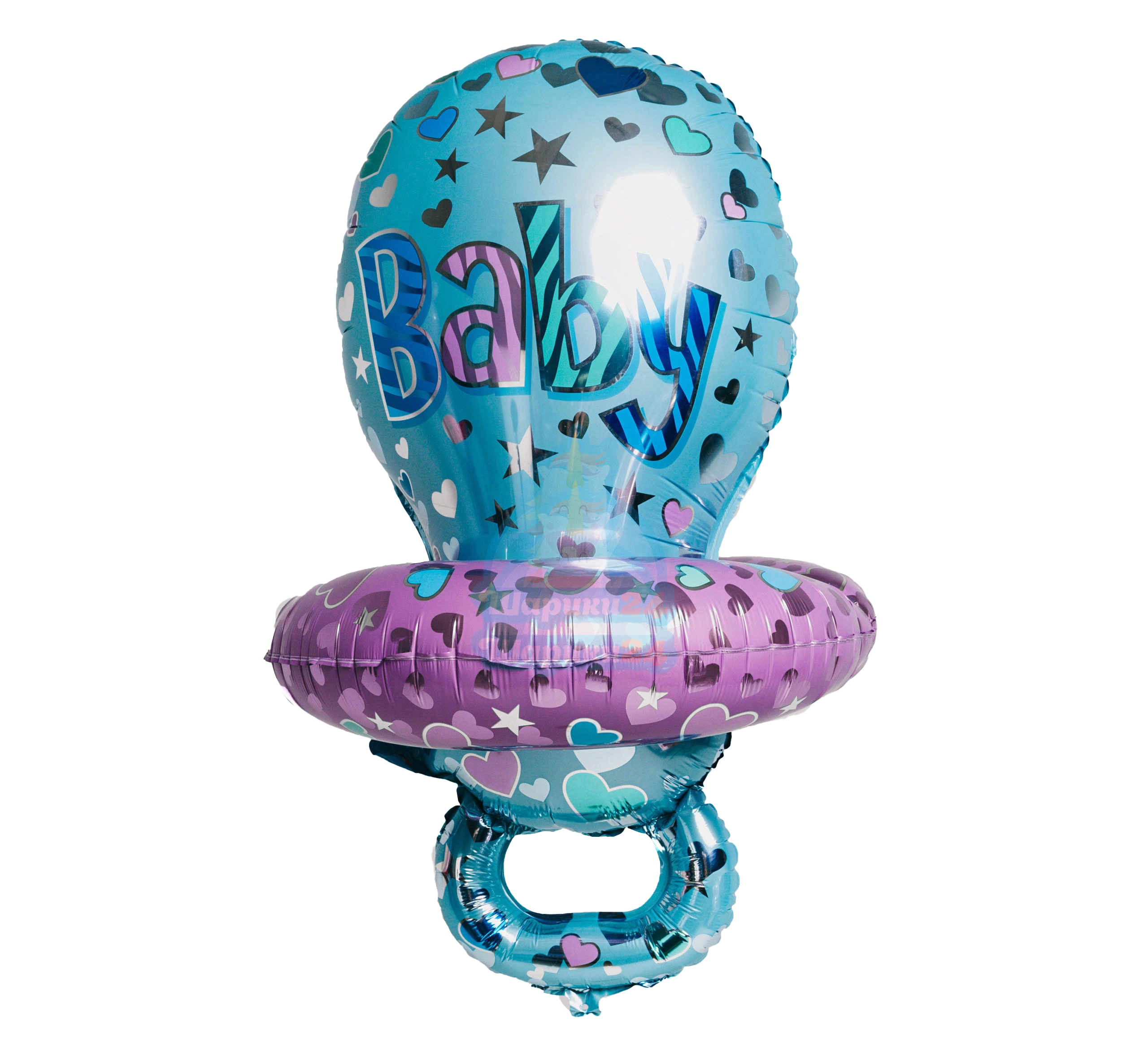 Картинка - Фигура К Соска голубая/розовая от Большого Праздника. Салюты фейерверки.