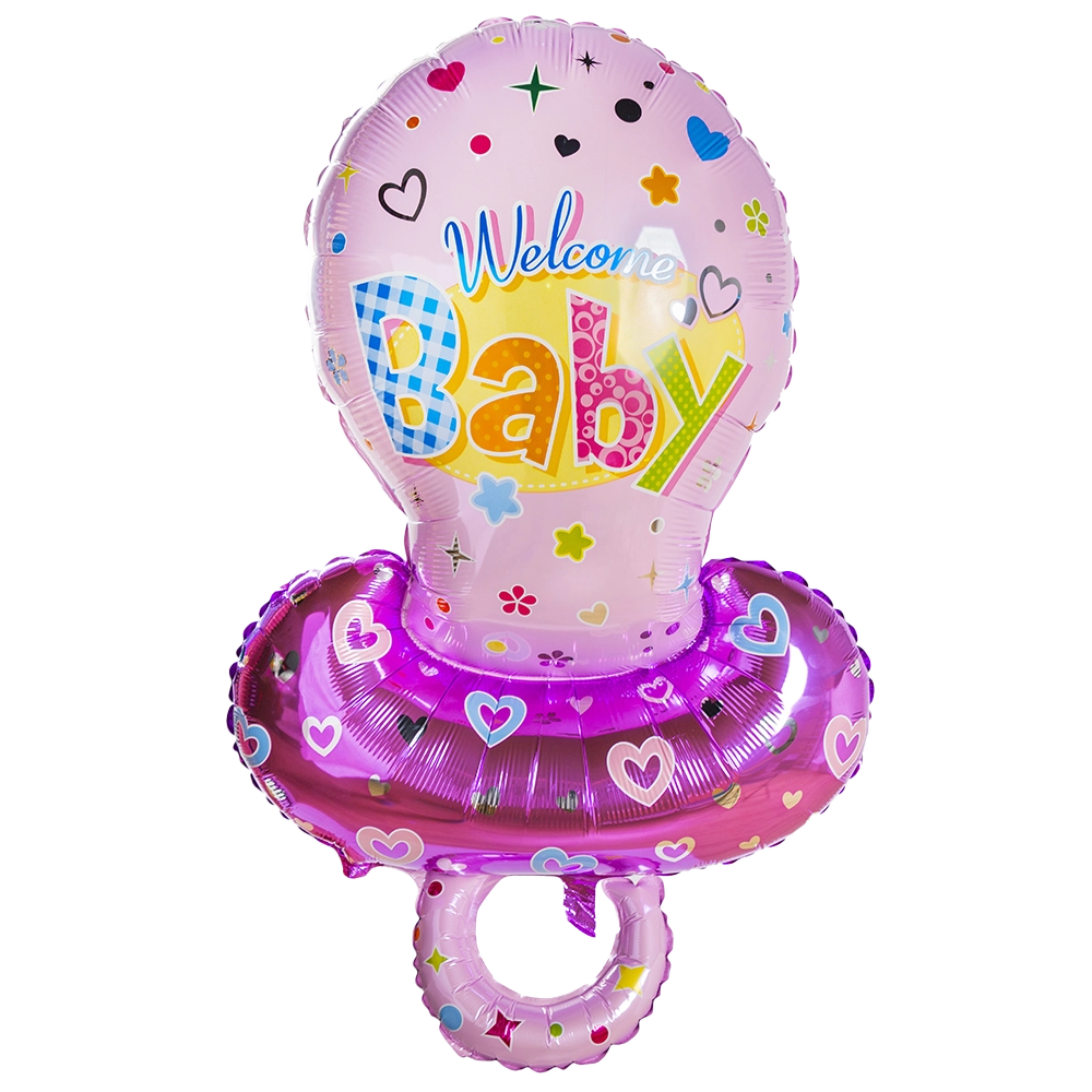 Картинка - Фигура К Соска голубая/розовая С Гелием от Большого Праздника. Салюты фейерверки.