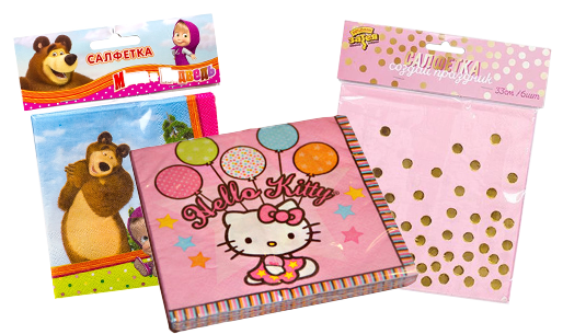 Салфетки, Скатерти