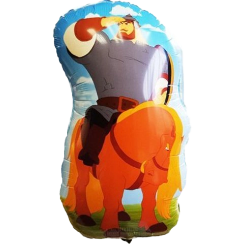 Картинка - Фигура К Три богатыря Илья на коне от Большого Праздника. Салюты фейерверки.