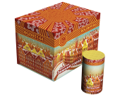 Картинка - Зимний город от Большого Праздника. Салюты фейерверки.