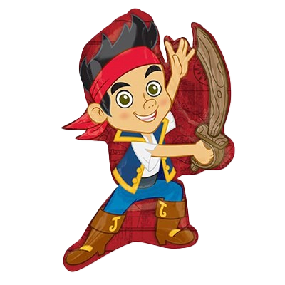 Картинка - Фигура Р40 Пират Джейк с саблей от Большого Праздника. Салюты фейерверки.