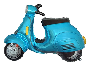 Картинка - Фигура Ф 11 Скутер голубой от Большого Праздника. Салюты фейерверки.