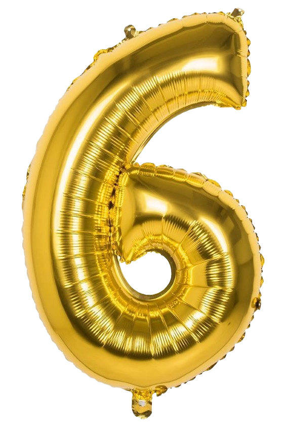 Картинка - Цифра К 40" Gold 6 от Большого Праздника. Салюты фейерверки.