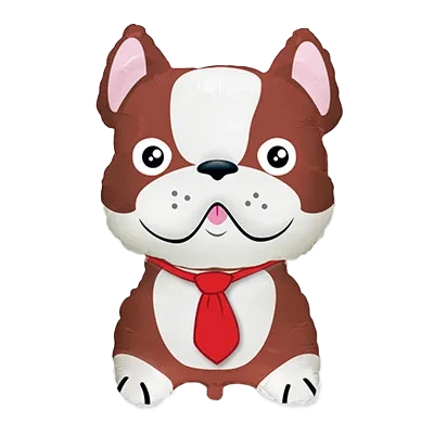 Картинка - Фигура 11 Ф Бульдог коричневый от Большого Праздника. Салюты фейерверки.