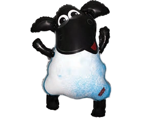 Картинка - Фигура Ф Веселая Овечка с Гелием от Большого Праздника. Салюты фейерверки.